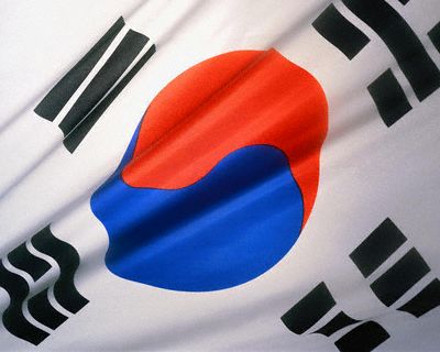 south and north korea flag. South Korea