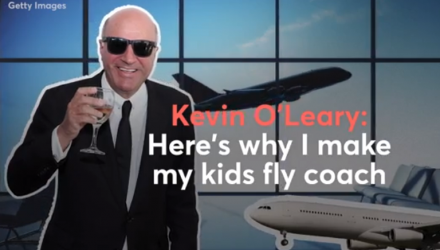 Why Kevin O'Leary Makes His Kids Fly Economy