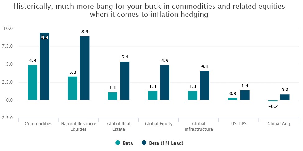 Commodities related equities