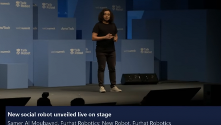 New Social Robot Unveiled Live on Stage