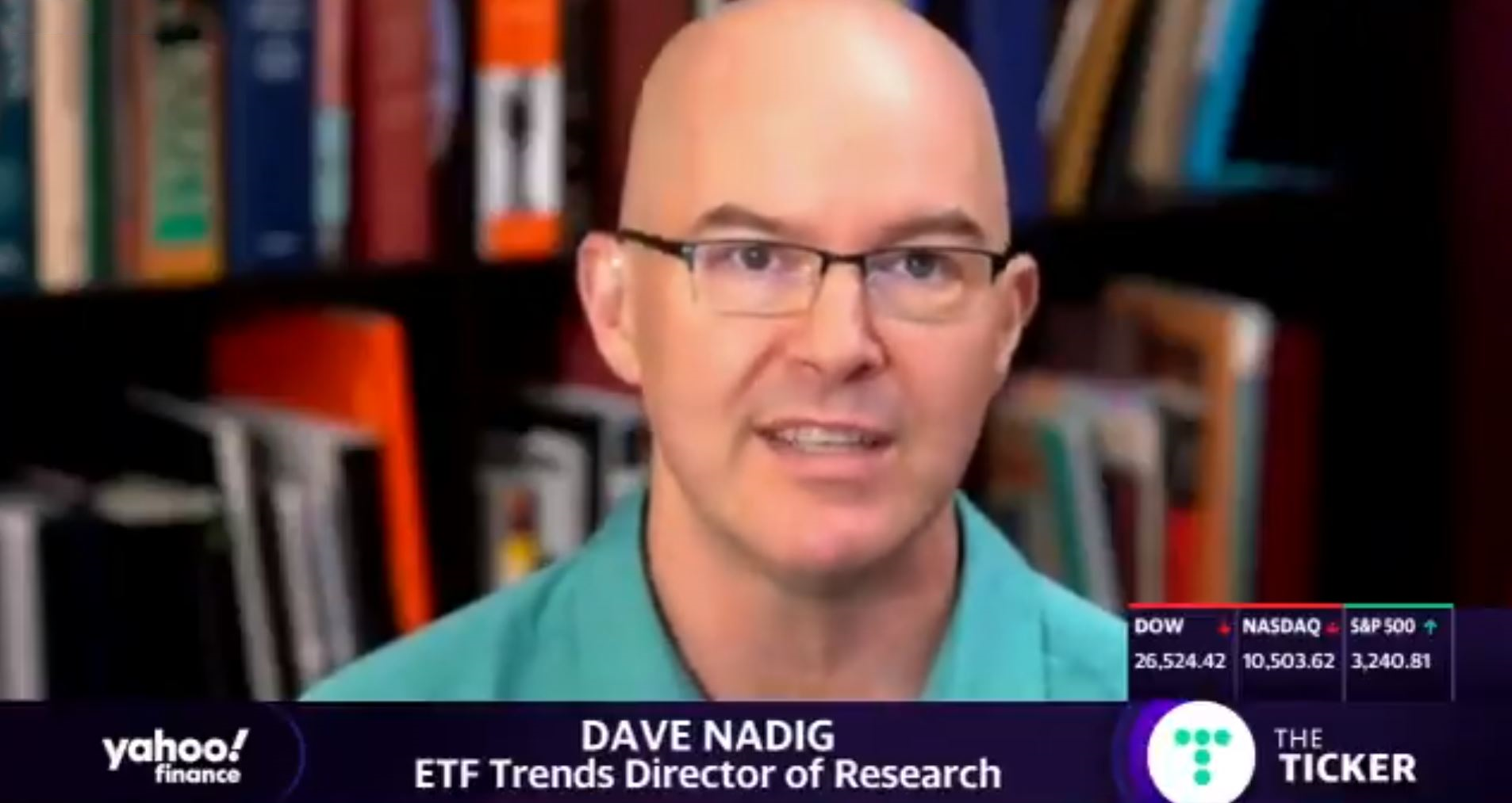 Dave Nadig Talks July's Gold Rush On Yahoo Finance | ETF ...