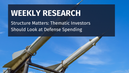 Structure Matters: Thematic Investors Should Look at Defense Spending