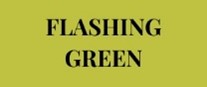 Flashing Green