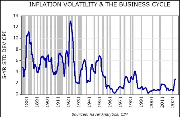 Inflation Volatility and The Business Cycle