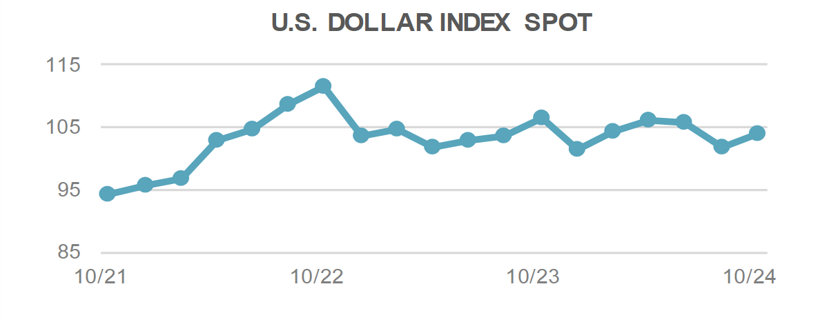US Dollar Index Spot