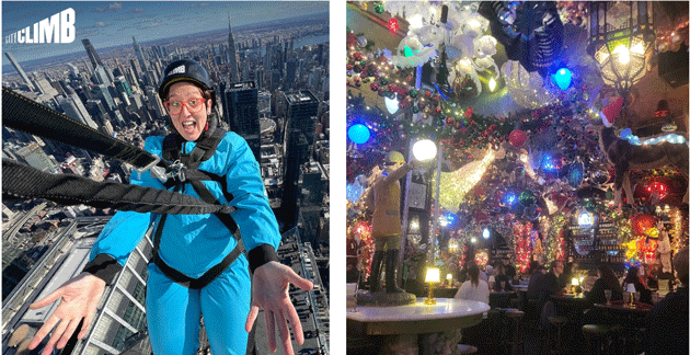 Kelly Green experiences Manhattan holiday spirit