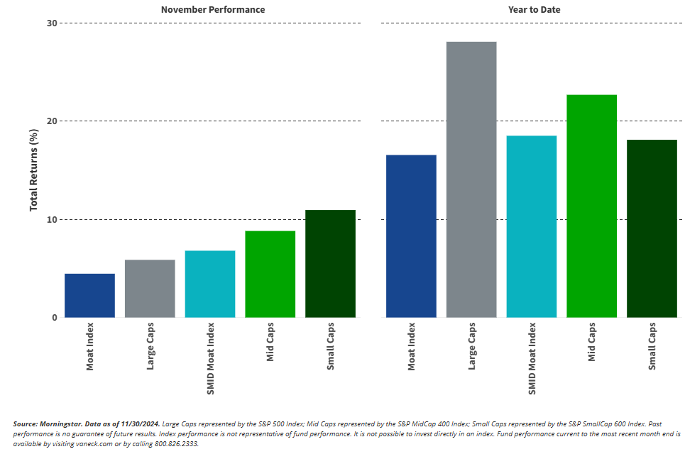 Small-cap Stocks Lead in November Surge