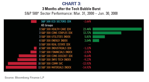 3 Months after the Tech Bubble Burst