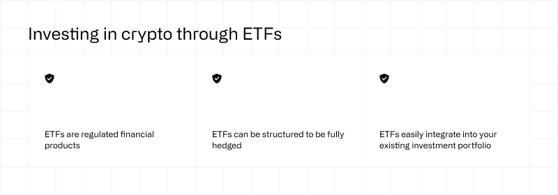 Investing in crypto through ETFs