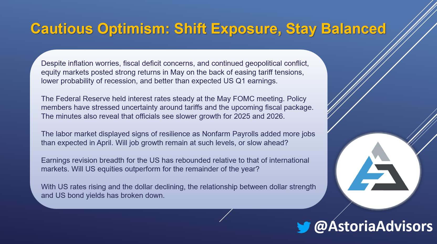 Cautious Optimism: Shift Exposure, Stay Balanced